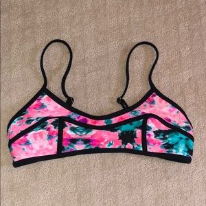 Tie-dye bikini top